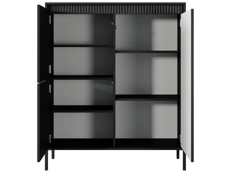 Komoda z drzwiami Sorano Czarna