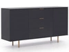 Komoda z drzwiami i szufladami Ankara Czarna