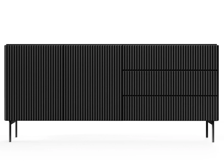 Komoda z drzwiami i szufladami 177 Qualita Czarna