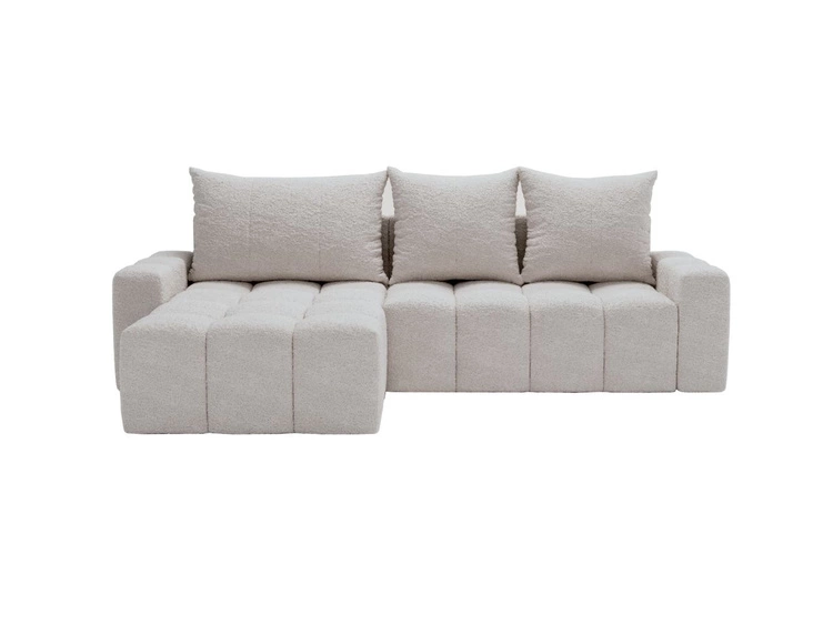 Narożnik L uniwersalny z funkcją spania i pojemnikiem Bresso Szary