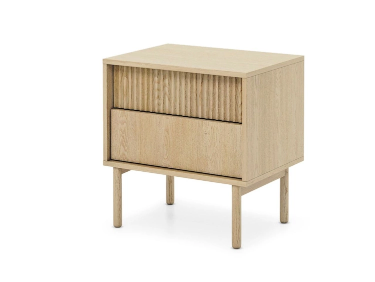 Stolik nocny z szufladami Gradimento Dąb Cremona