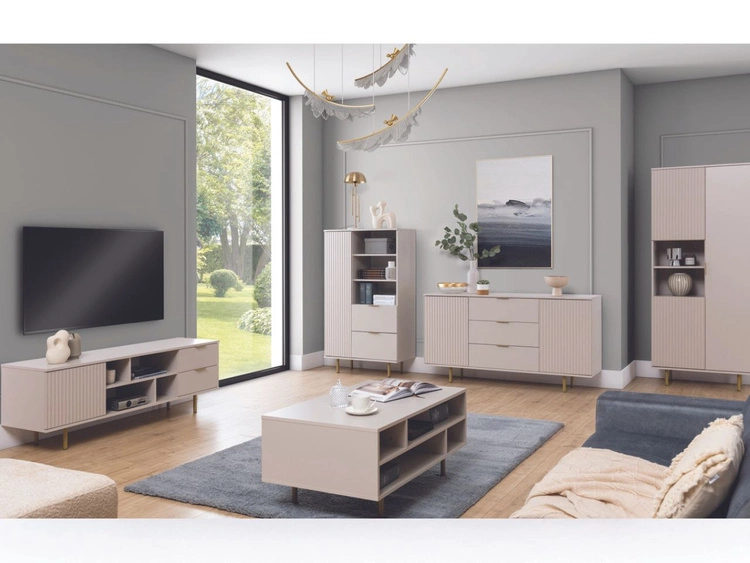 Komoda z drzwiami i szufladami Ankara Beżowa