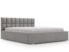 Łóżko tapicerowane z pojemnikiem i stelażem 120x200 Hugo Szare