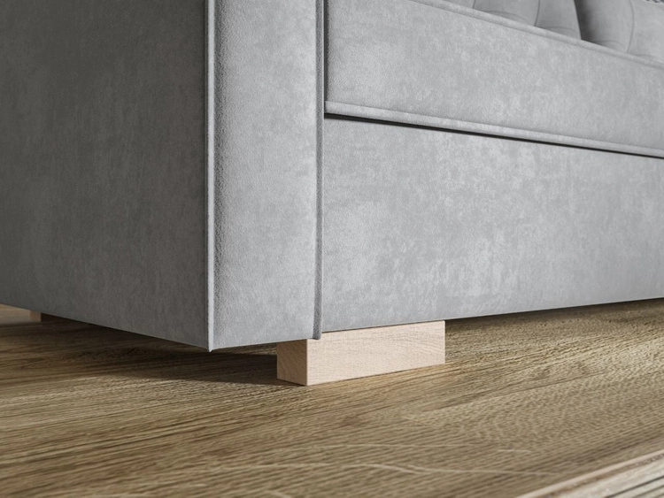 Kanapa z funkcją spania i pojemnikiem na pościel Pori beżowa