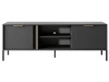 Szafka pod telewizor z drzwiczkami 153 cm Drino Antracyt