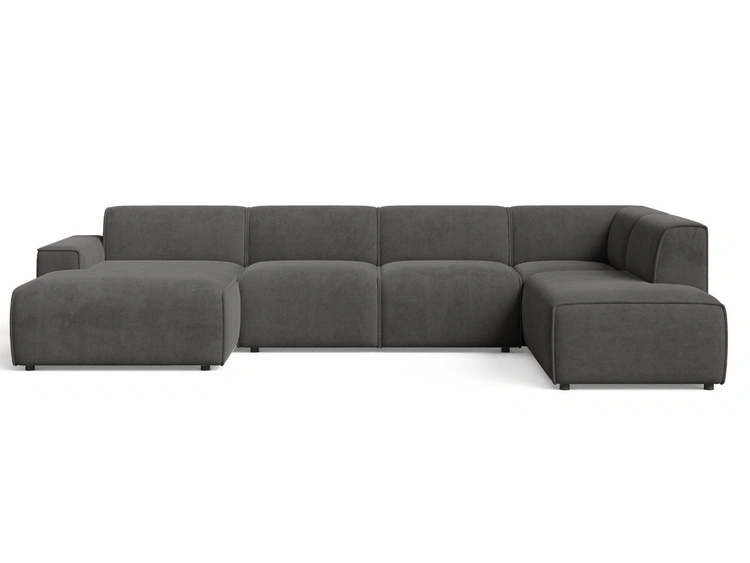 Ciemny szary \ Welur \ Prawa