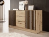 Komoda z drzwiami i szufladami 155 cm Macron Dąb Artisan z lamelami
