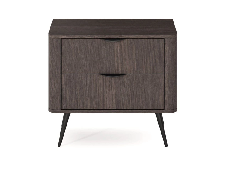 Stolik nocny z dwoma szufladami Magico Dąb Dunin
