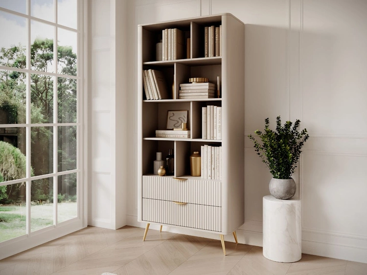 Regał z szufladami Latina Beżowy