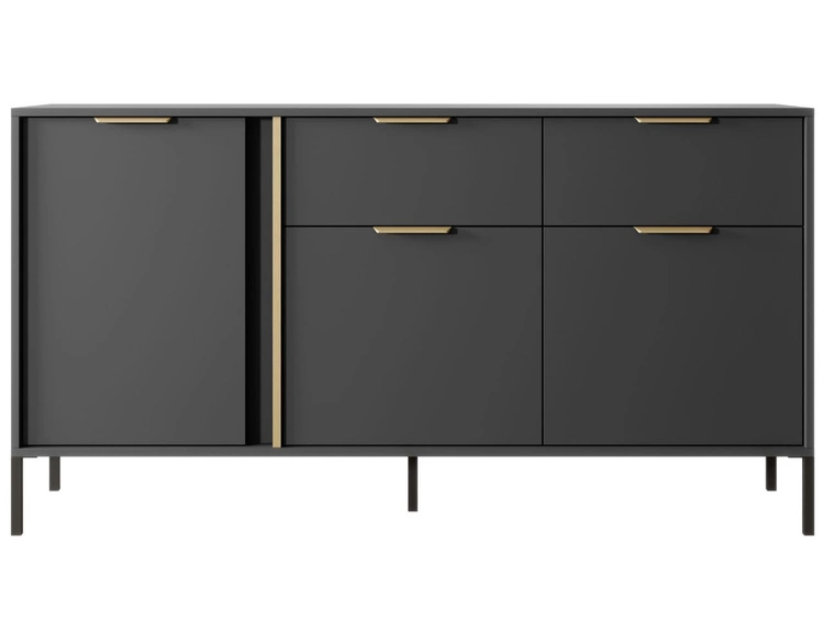 Komoda z drzwiami i szufladami Drino Antracyt