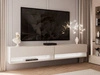 Szafka RTV wisząca 180 cm do salonu z oświetleniem LED Aurelie Kaszmir mat