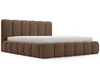 Łóżko tapicerowane z pojemnikiem i stelażem 180x200 Cloud Brązowy