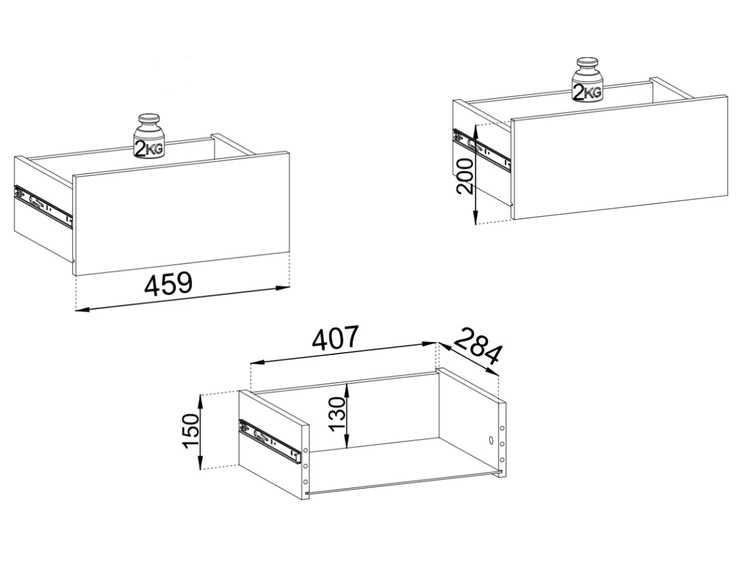 Zestaw mebli do salonu Ravi Czarny
