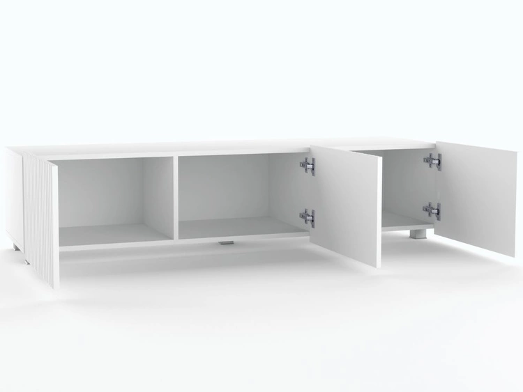 Szafka pod telewizor z drzwiczkami Kioto Biała