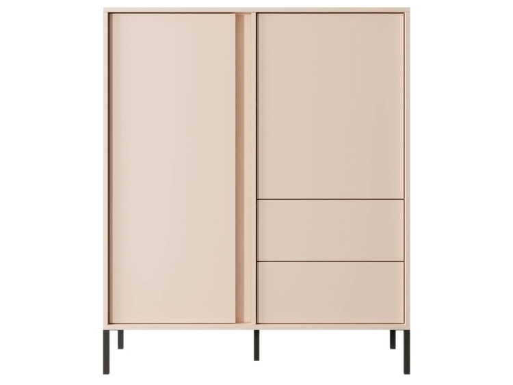 Komoda z drzwiami i szufladami Dego Beżowa