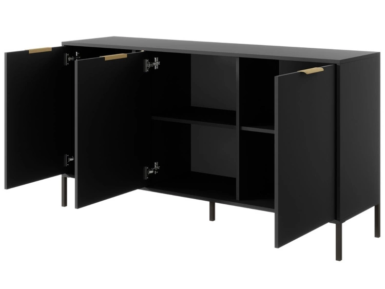 Komoda z drzwiami 153 cm Drino Antracyt