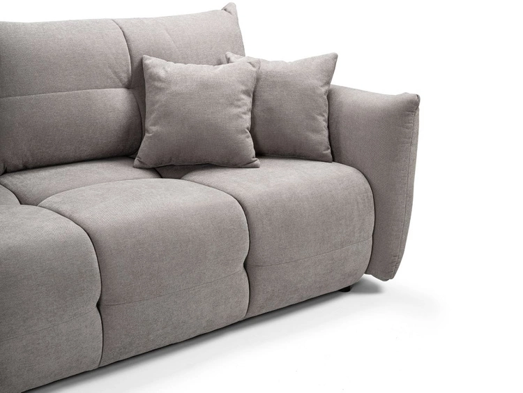 Kanapa z funkcją spania i pojemnikiem na pościel Bene Szara