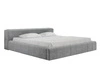 Łóżko tapicerowane z pojemnikiem i stelażem 120x200 Lipari Szary