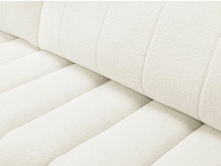 Narożnik z pojemnikiem i funkcją spania Lewy Adoro Kremowy