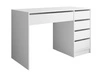 Biurko z pięcioma szufladami Melo biały mat