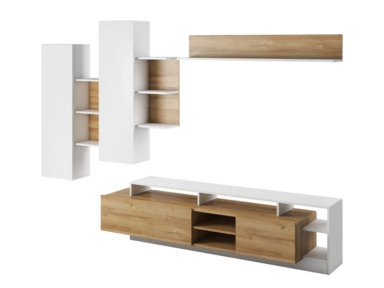 Zestaw mebli do salonu Alvano Dąb Grandson, Biały