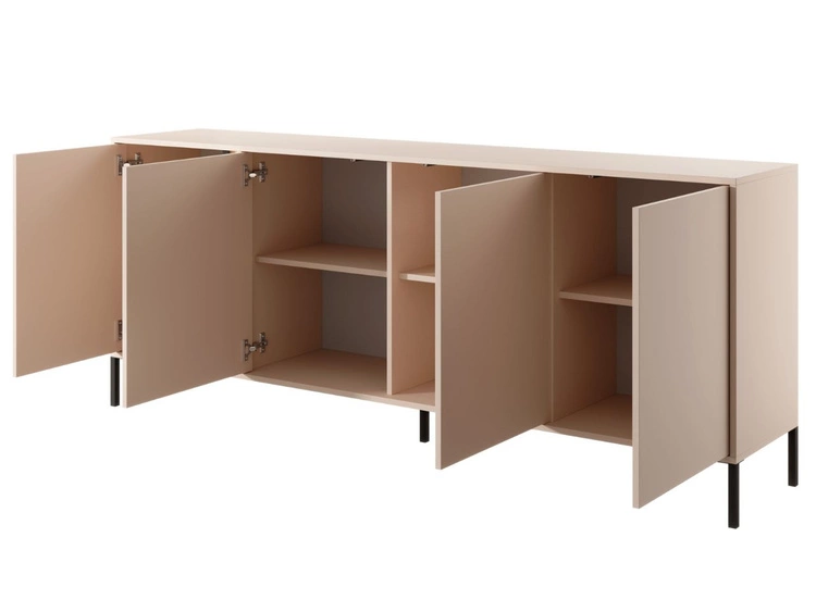 Komoda z drzwiami 203 cm Dego Beżowa