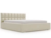 Łóżko tapicerowane z pojemnikiem i stelażem 160x200 Hugo Beżowe