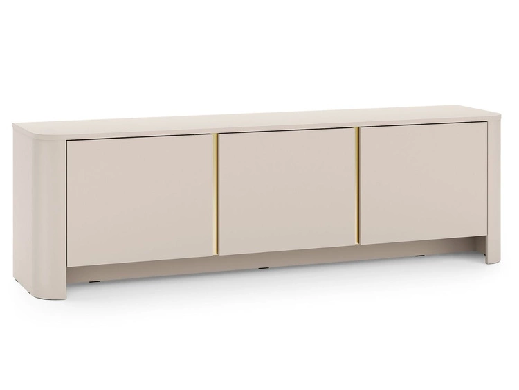 Zestaw mebli do salonu ze złotą listwą dekoracyjną Brillo Kaszmir