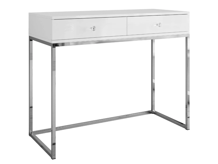 Biały połysk \ Uchwyty \ Srebrny