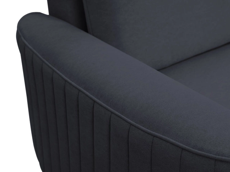 Narożnik L Lewy z funkcją spania i pojemnikiem Limon Ciemny niebieski