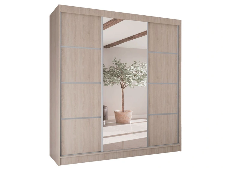 Dąb Sonoma \ Srebrne szprosy