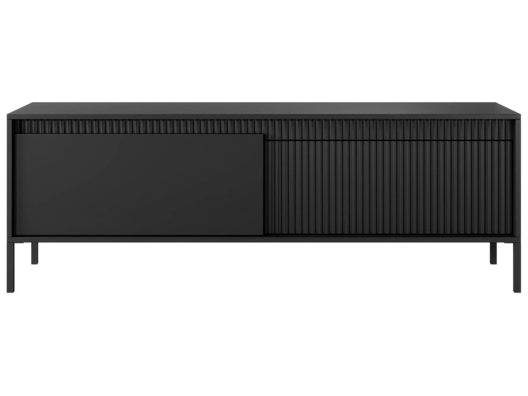 Szafka pod telewizor z drzwiczkami 153 cm Sorano Czarna