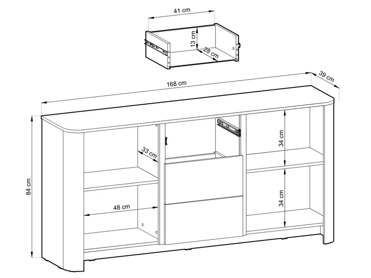Zestaw mebli do salonu ze złotą listwą dekoracyjną Brillo Kaszmir