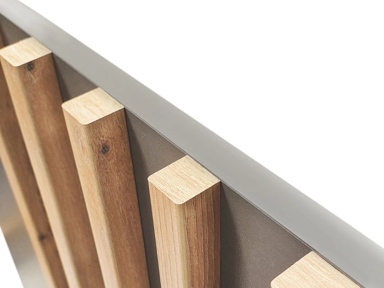 Komoda z drzwiami i szufladami Macron 105 cm Grafit z lamelami