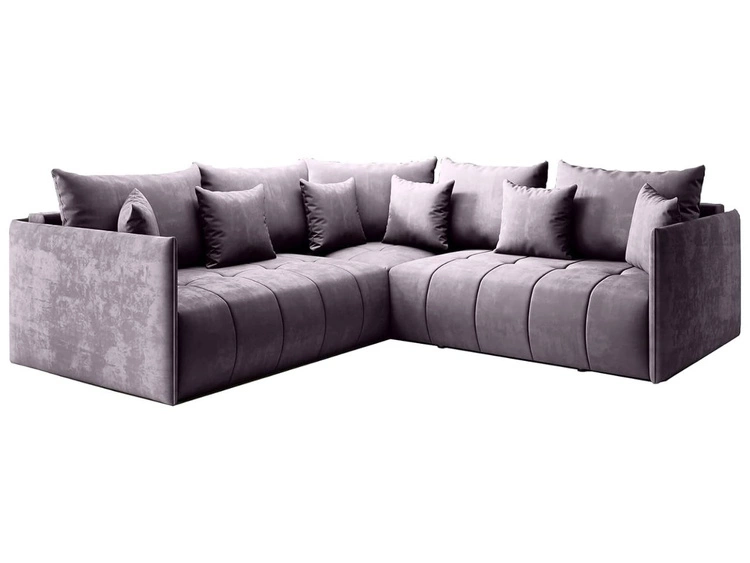 Narożnik L uniwersalny z funkcją spania i pojemnikiem Ardi L Fioletowy