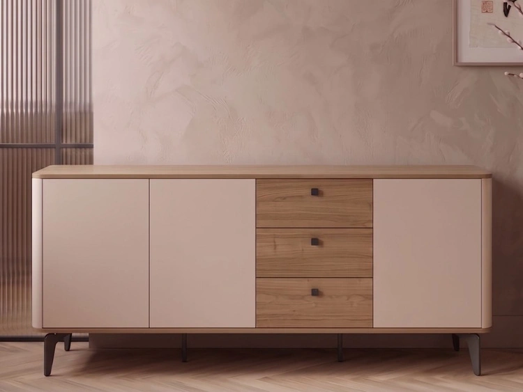 Zestaw mebli do sypialni Arelis Kaszmir, Orzech Royal