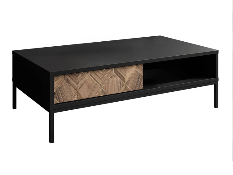 Stolik kawowy z szufladą Tavio Czarny