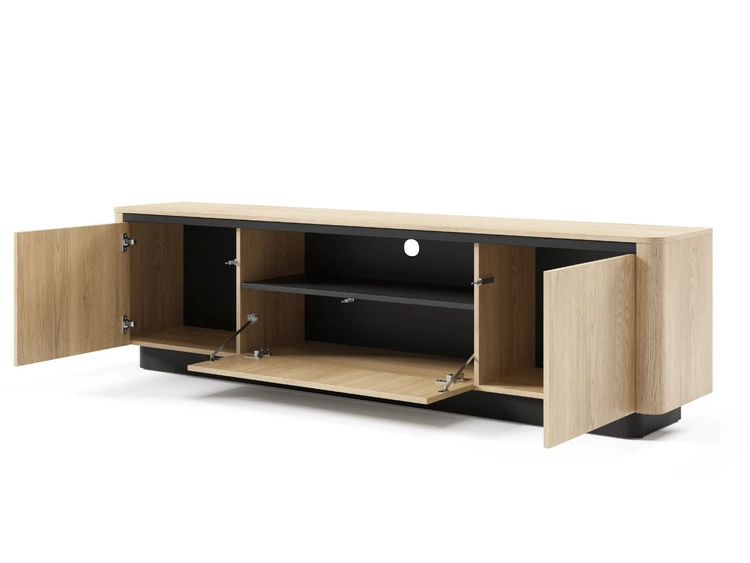 Zestaw mebli do salonu Fascino Dąb Cremona, czarny