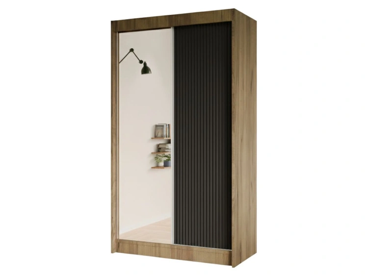 120 cm \ Czarny || Dąb Craft Złoty \ Tak