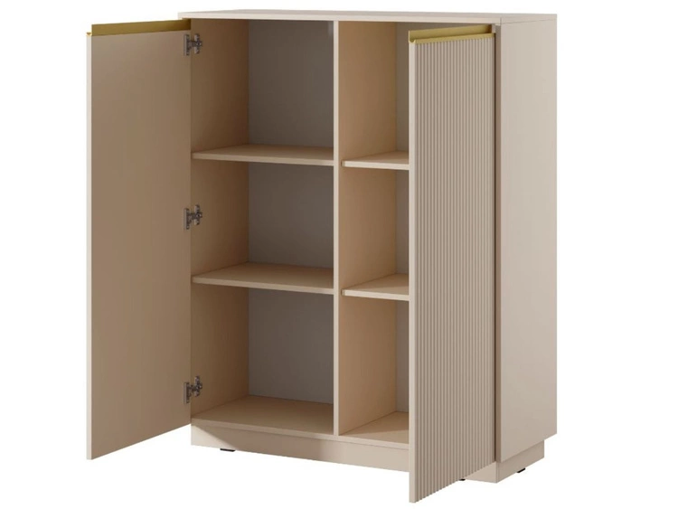 Komoda z drzwiami Roland wysoka Beż piaskowy