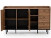 Komoda z drzwiami i szufladami Vasa Brązowa