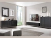 Zestaw mebli do pokoju dziennego Qualita Czarny