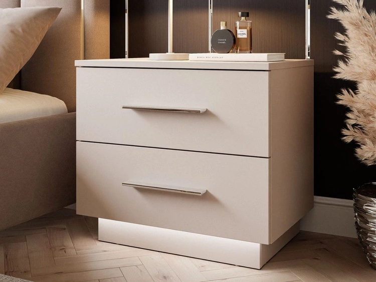 Stolik nocny z dwoma szufladami Nuveo Kaszmir