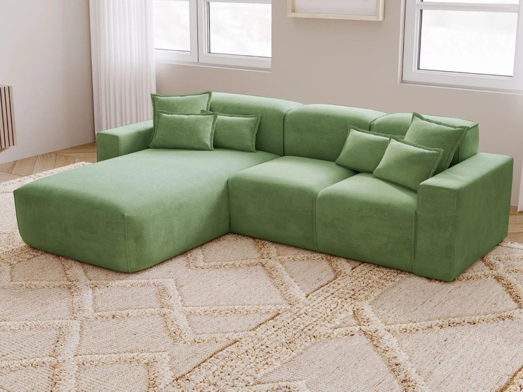 Narożnik L Lewy Leni Zielony