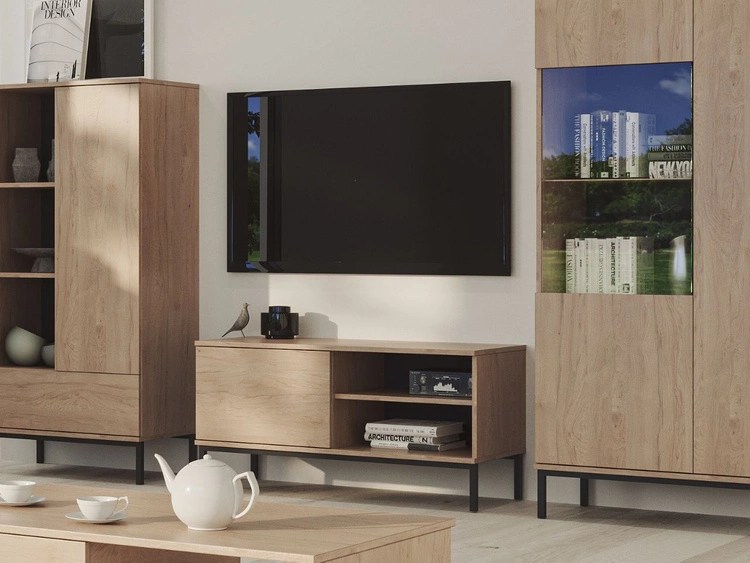 Szafka pod telewizor z drzwiczkami Soroko Hikora