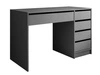 Biurko z pięcioma szufladami Melo antracyt mat
