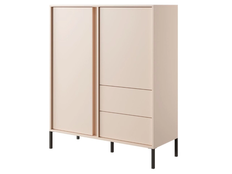 Komoda z drzwiami i szufladami Dego Beżowa