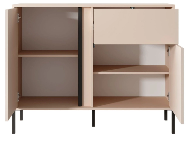 Komoda z drzwiami i szufladą Dego Beżowa