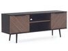 Szafka pod telewizor z drzwiczkami Nemi Brązowa