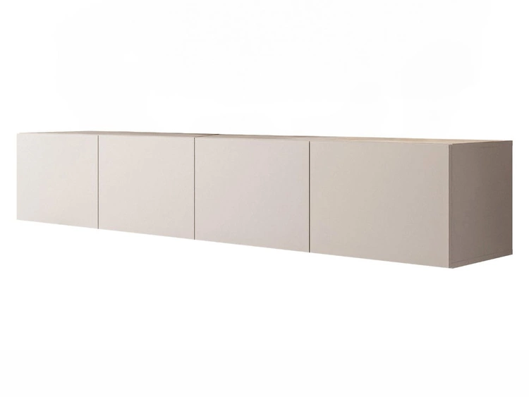 Wisząca szafka RTV pod telewizor z drzwiczkami 200 cm Nodoo Kaszmir